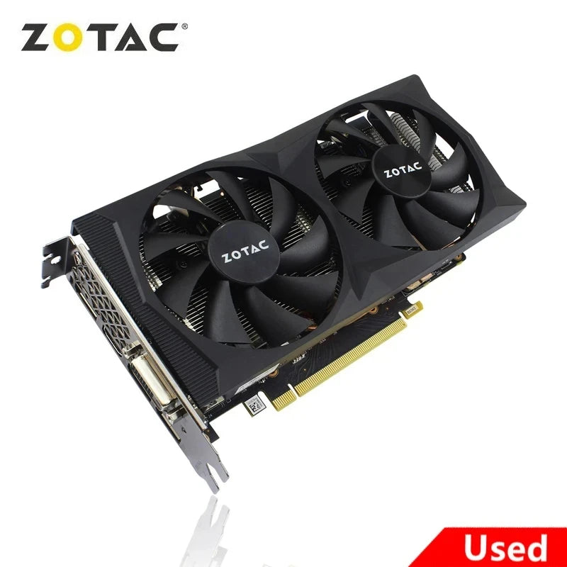 2024 Used ZOTAC RTX 2060 6GB Video Cards GPU RTX2060 GDDR6 192bit GAMING Graphic Card