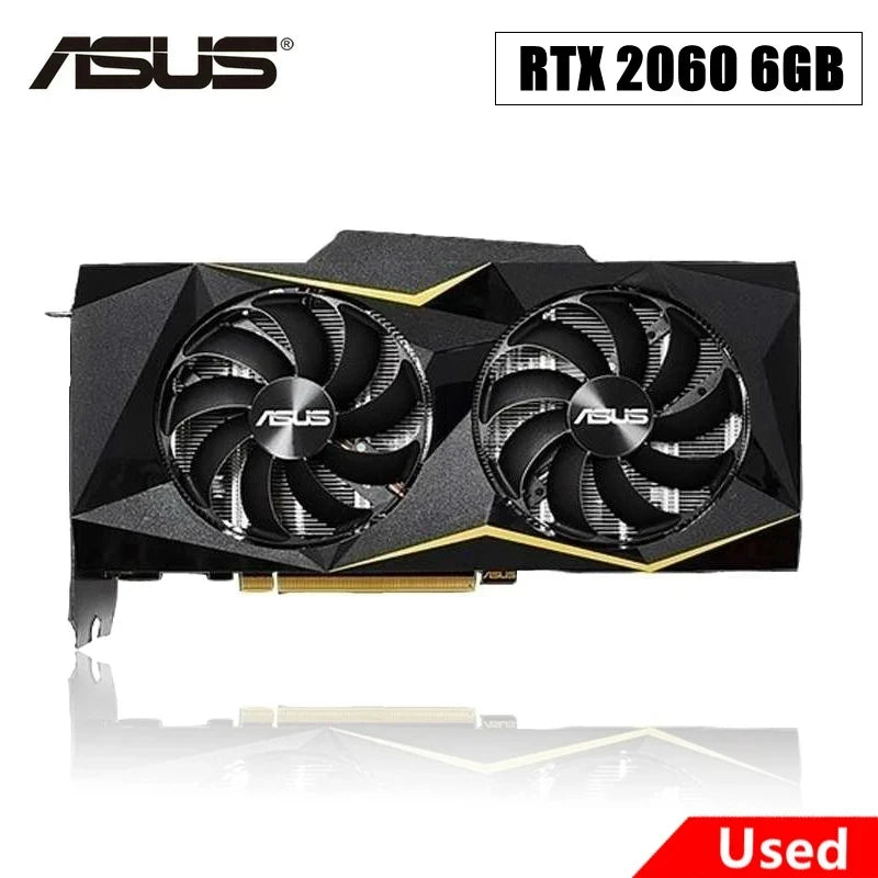 2024 Used ASUS RTX 2060 Super 6GB 8GB 12GB GDDR6 192bit Video Cards GPU Graphic Card RTX2060