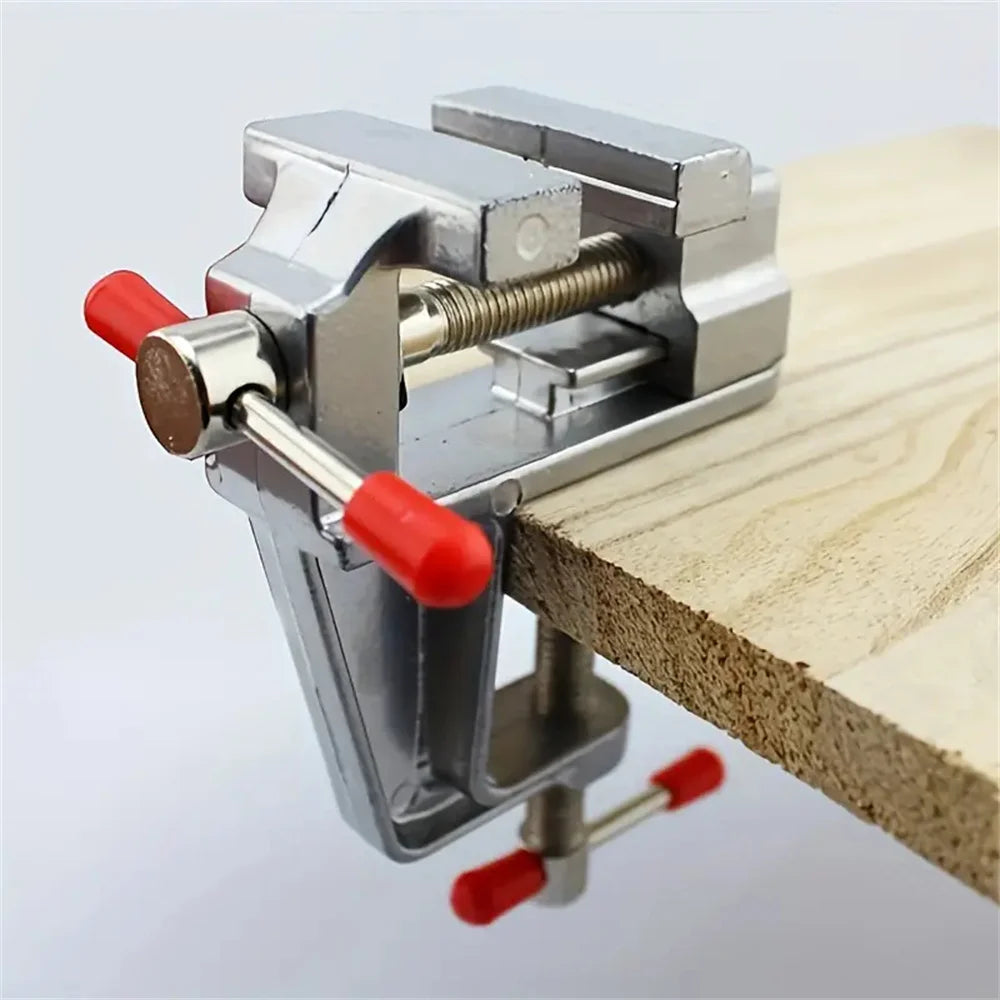 1pc Mini Aluminum Hobby Vice - Compact Multifunctional Clip Workbench, Small Repair, and DIY Projects - Durable, Adjustable