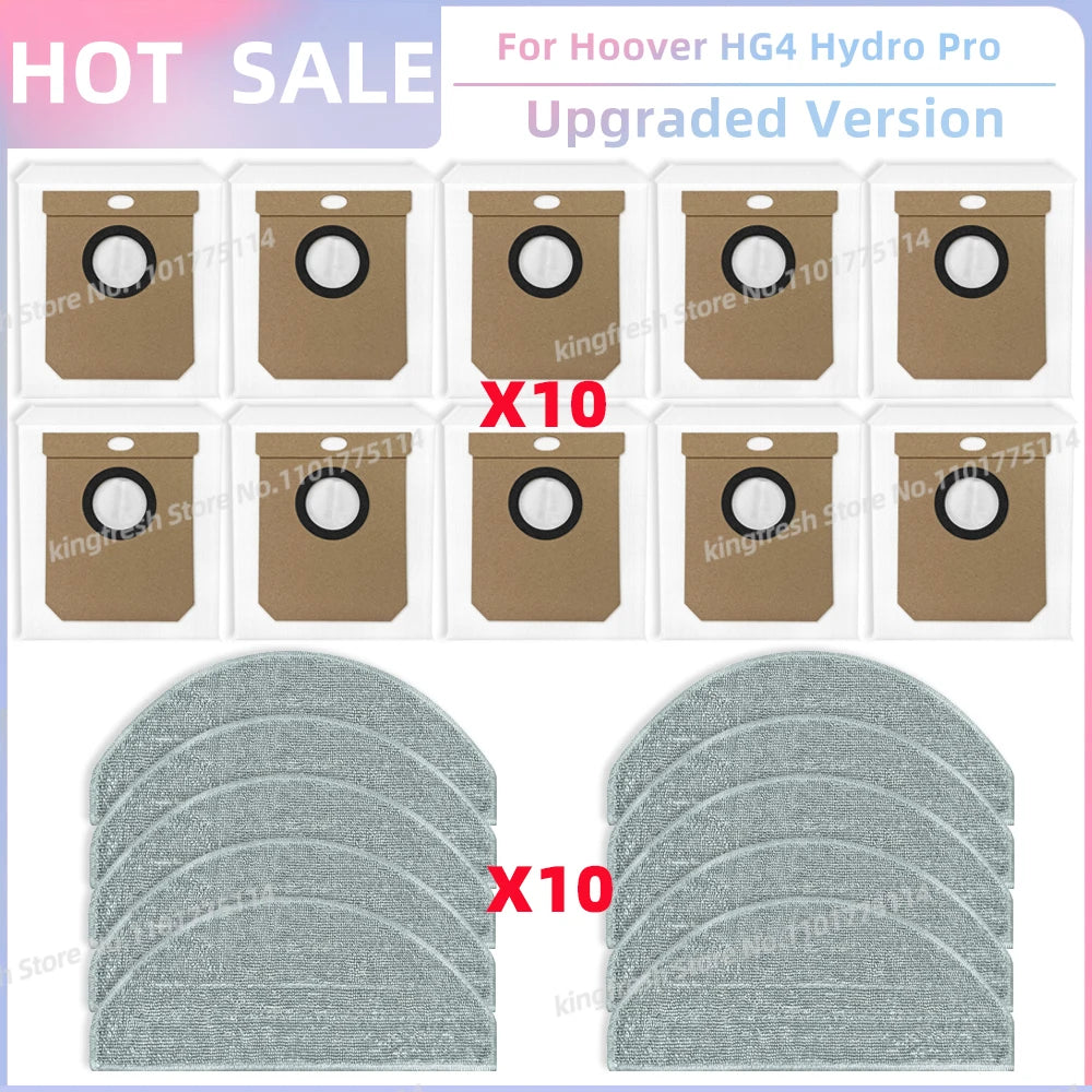 Compatible For Hoover HG4 Hydro Pro / Hoover HG4 Hydro Vacuum Parts Main Roller Side Brush Hepa FIlter Dust Bag Accessories