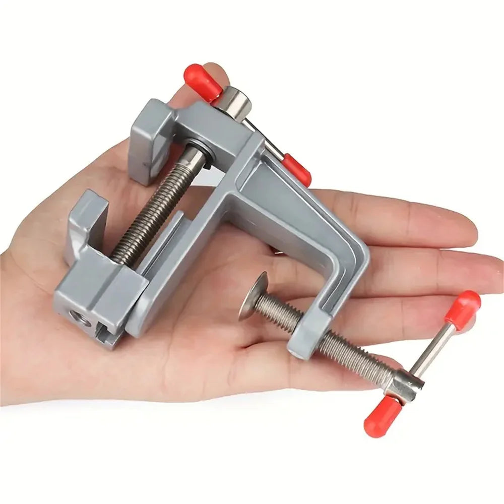 1pc Mini Aluminum Hobby Vice - Compact Multifunctional Clip Workbench, Small Repair, and DIY Projects - Durable, Adjustable