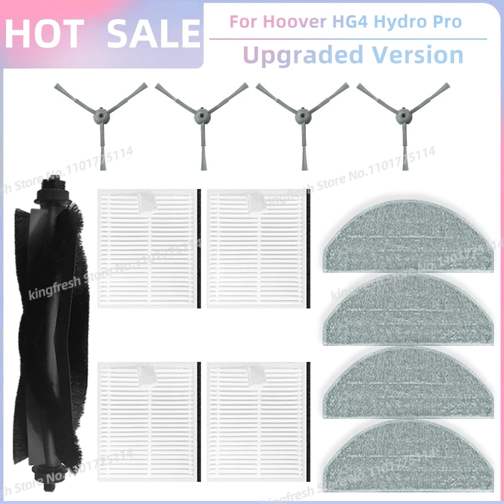 Compatible For Hoover HG4 Hydro Pro / Hoover HG4 Hydro Vacuum Parts Main Roller Side Brush Hepa FIlter Dust Bag Accessories