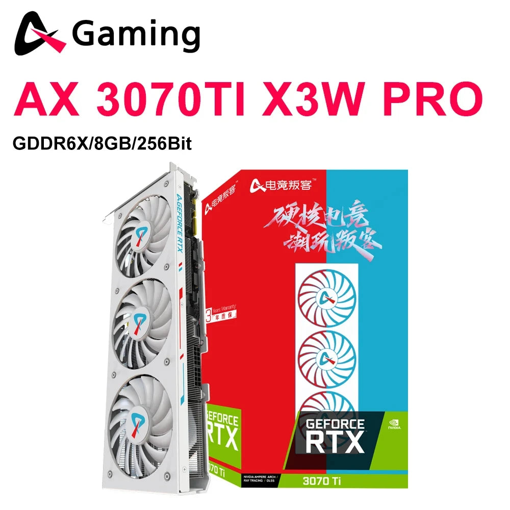 AX GAMING RTX 4070 RTX 4070Ti RTX3070TI RTX 3050 RTX 3060 RTX 3060ti RTX 4080 RTX 4060TI Graphic Card Video Cards placa de vídeo