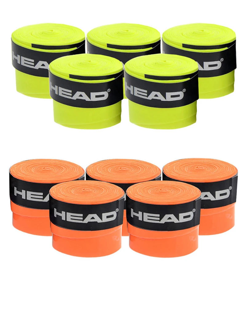 10Pcs Original HEAD Tennis Grip Overgrip Tennis Racket Grip Padel Racket Badminton Overgrip 10pcs Tennis Overgrip Beach Tennis