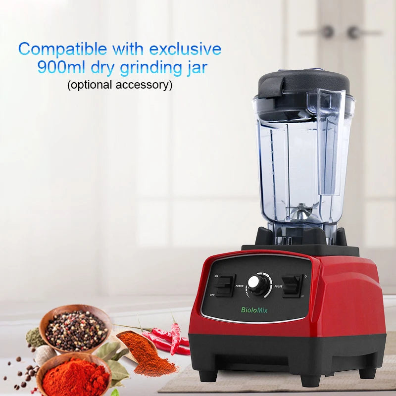 BPA Free 3HP 2200W Heavy Duty Commercial Grade Blender Mixer Juicer High Power Food Processor Ice Smoothie Bar Fruit Blender