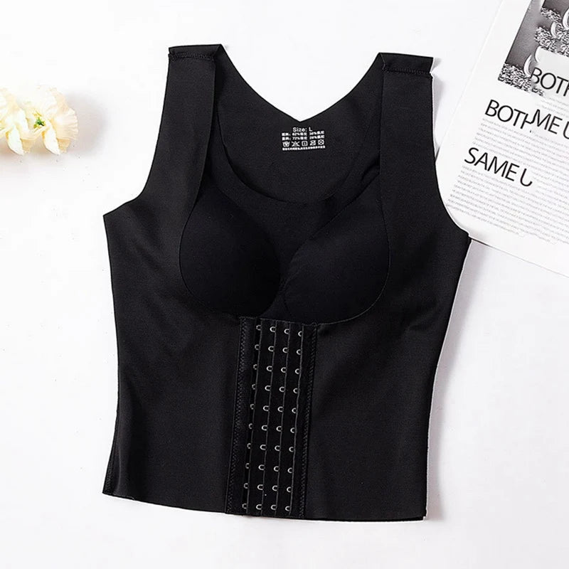 3-in-1 Women Shapewear Bra Dropshipping Reducing Girdle Posture Corrector Bras Seamless Underwear Slimming Body Fitness Vest