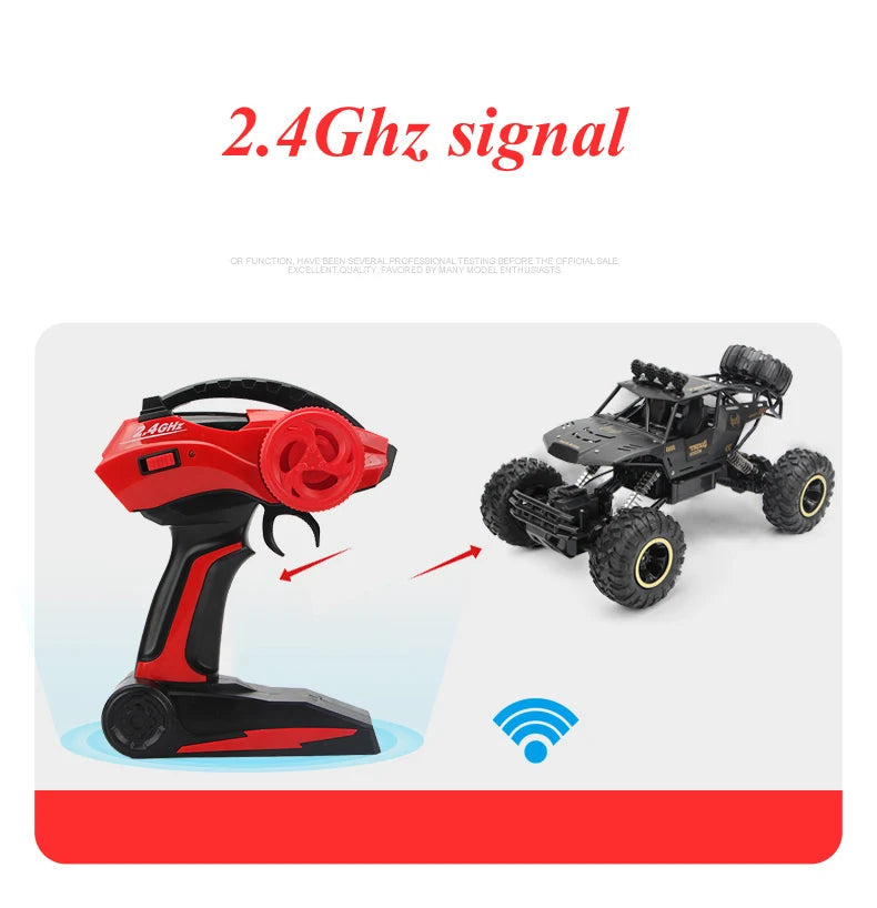 ZWN 1:12 / 1:16 4WD RC Car With Led Lights 2.4G Radio Remote Control Cars Buggy Off-Road Control Trucks Boys Toys for Children