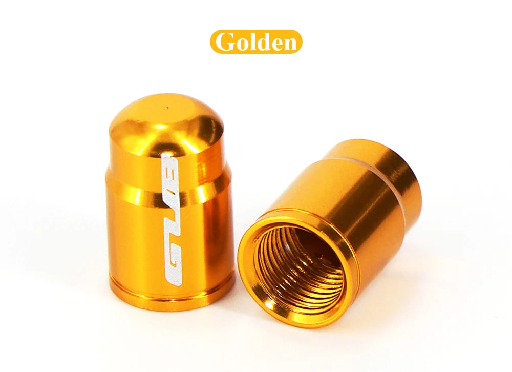 2pcs GUB Aluminum CNC Bicycle Tire Valve Cap MTB Road Bike Tube Tyre Gas Nozzle Cover for AV FV Schrader Presta Valve Dustproof