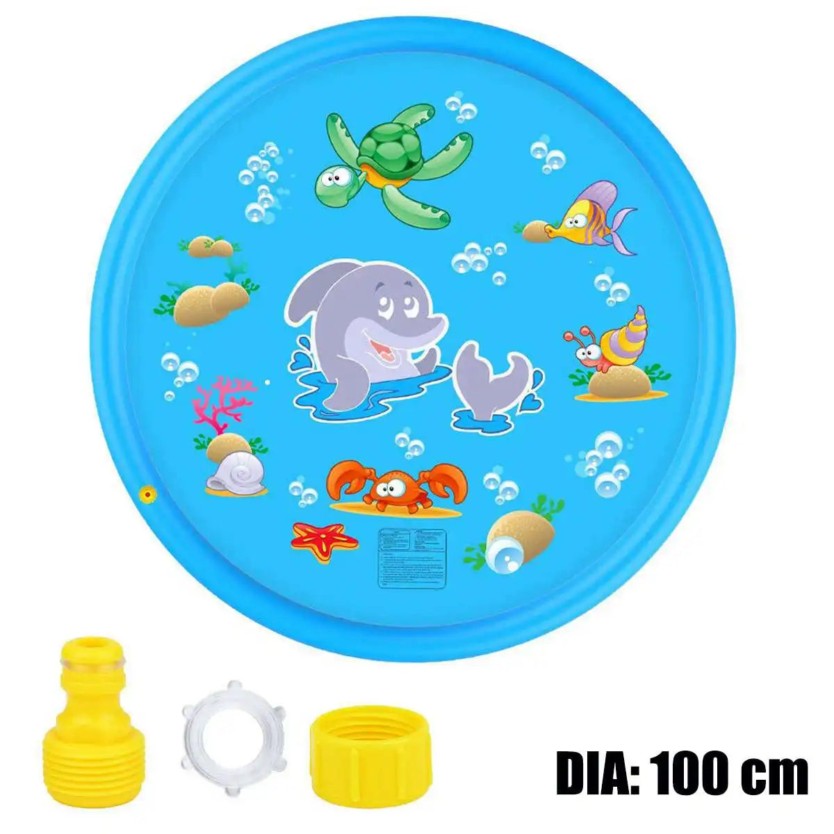 Children Play Spray Mat  100/170cm Beach Inflatable Water Sprinkler Pad Outdoor Game Toy Lawn Swimming Pool Mat Kids Toys