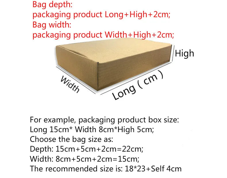 50Pcs/Pack Plastic Courier Green Bag  Express Packaging Bags Thicken Clothing Waterproof Mailing Bags Self Seal Envelope Pouch