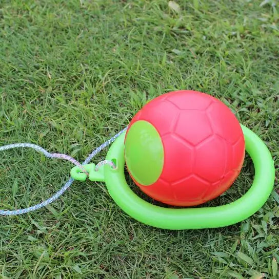 1PC Skip Ball Outdoor Fun Toy Ball Classical Skipping Toy Exercise coordination and balance hop jump playground may toy ball