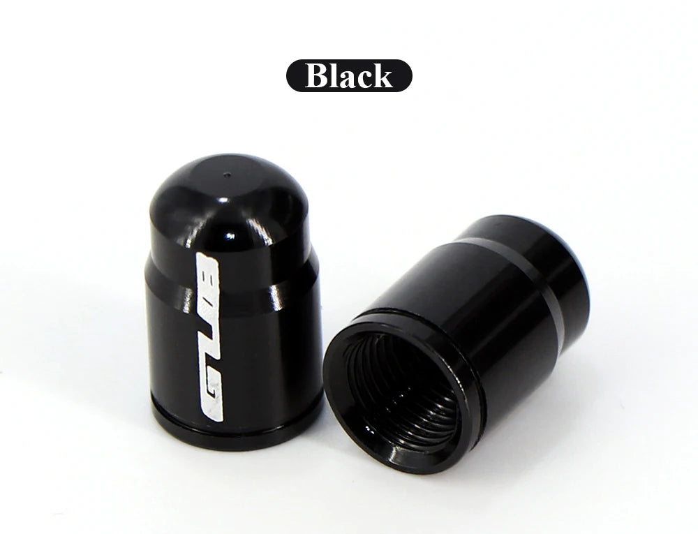 2pcs GUB Aluminum CNC Bicycle Tire Valve Cap MTB Road Bike Tube Tyre Gas Nozzle Cover for AV FV Schrader Presta Valve Dustproof