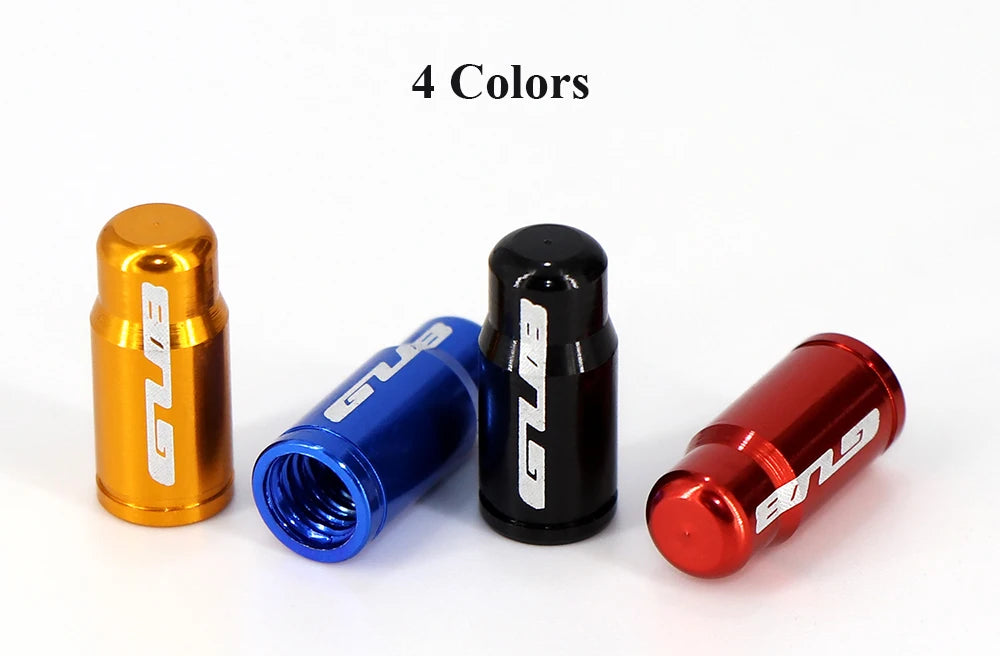 2pcs GUB Aluminum CNC Bicycle Tire Valve Cap MTB Road Bike Tube Tyre Gas Nozzle Cover for AV FV Schrader Presta Valve Dustproof