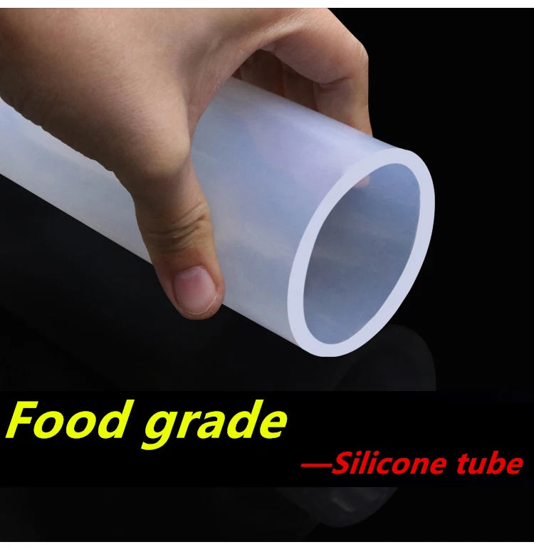 1M/5M Transparent Flexible Silicone Tubing ID 0.5 1 2 2.5 3 4 5 6 7 8 mm Food Grade Tube Pipe Temperature Resistance Nontoxic