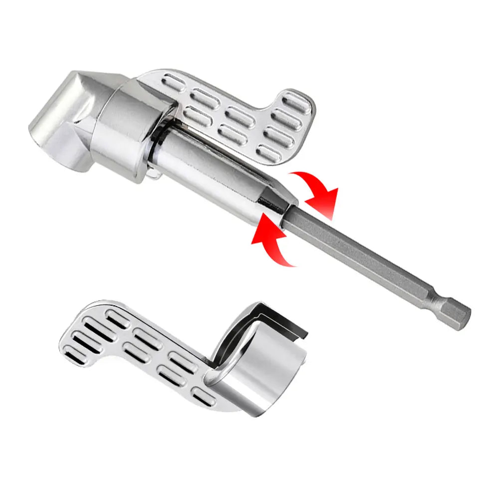 105 Degree Right Angle Drill Adapter Flexible Shaft Extension Bit for Screwdriver Hand Tools Magnetic Bit Socket Power Drill