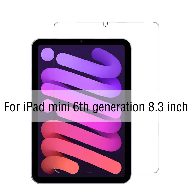 2 pcs Tempered Glass For Ipad Pro 11 12.9 9 10.2 10.5 Air 4 3 2 Tablet Screen Protector For Ipad Mini 6 5 4 3 13 2024 2021 Glass