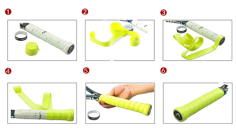 Anti Slip Original Head Overgrip Tennis Racket Grips Padel Accessory Shock Tennis Badminton Squash Training Sweatband