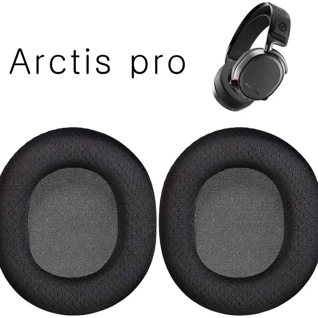 2pcs For SteelSeries Arctis 3 5 7 9 Gaming Headset Foam Earpads Ear Pads Sponge Cushion Replacement Elastic Head Band Headband