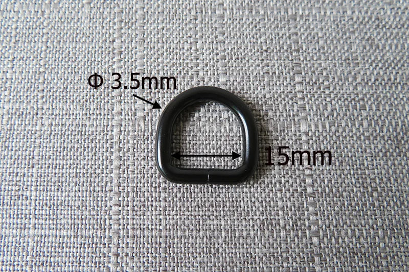 1Set Metal Buckles Hardware D Ring Adjuster Belt Strap Slider Fasteners For Paracord Pet Dog Collar Harness DIY Sewing Accessory