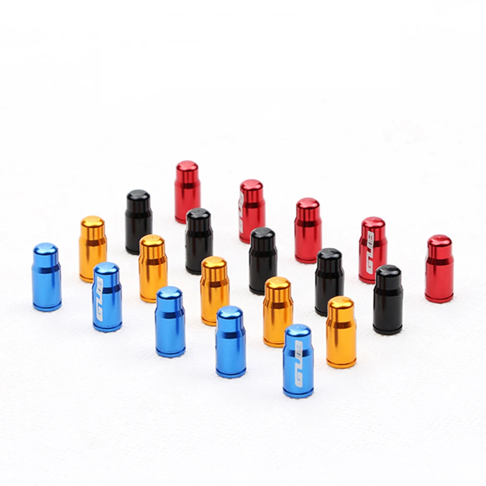 2pcs GUB Aluminum CNC Bicycle Tire Valve Cap MTB Road Bike Tube Tyre Gas Nozzle Cover for AV FV Schrader Presta Valve Dustproof