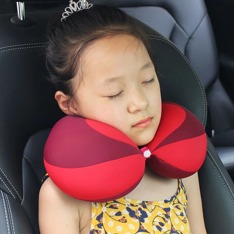 Baby Pillow For Newborns Travel Neck Pillow U-Shape For Car Headrest Air Cushion Children Car Seat Head Support Infant Baby