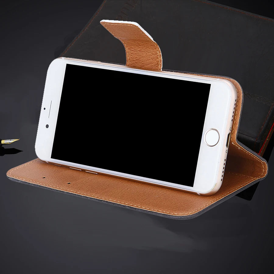 AiLiShi-Leather Flip Cover Phone Bag Holder, Case for Cubot J20, P80, Lava Blaze 2, Meizu 20, Xiaomi Qin3 Pro, Poco C51, Factory