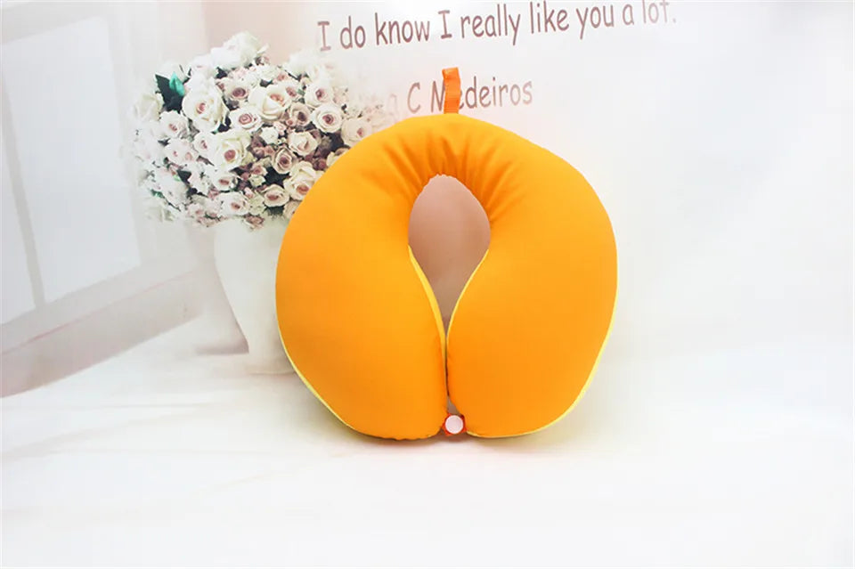 Baby Pillow For Newborns Travel Neck Pillow U-Shape For Car Headrest Air Cushion Children Car Seat Head Support Infant Baby