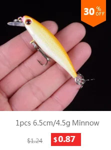 1pcs 7.5cm 10.2g Hard VIB Lures Fishing Minnow Bait Treble Hooks Sinking Crankbait Wobblers Fishing Tackle 3DEyes