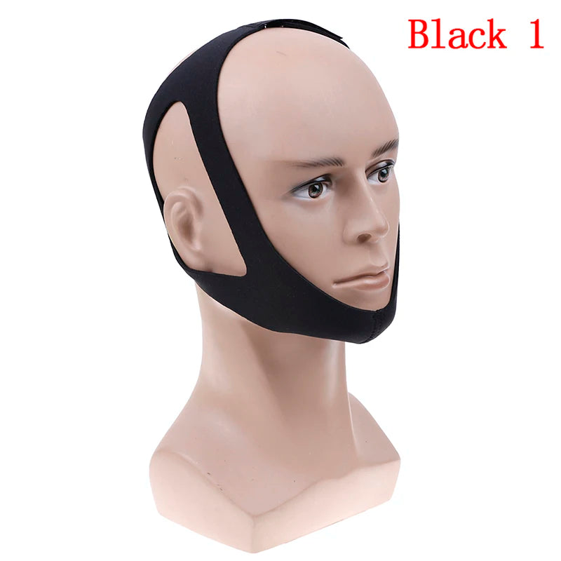 Anti Snoring Headband Chin Strap Belt Stop Snoring Sleep Apnea Jaw Care Triangle Sleeping Support Mask Snore Belt For Woman Man