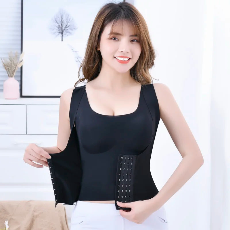 3-in-1 Women Shapewear Bra Dropshipping Reducing Girdle Posture Corrector Bras Seamless Underwear Slimming Body Fitness Vest