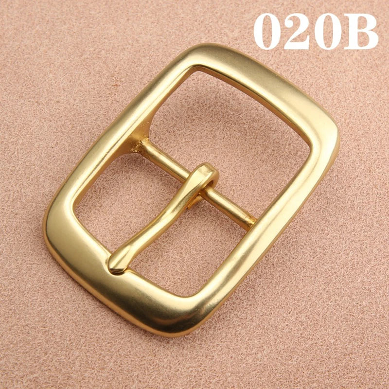 1pcs Solid  Brass 40mm Belt Buckle End Heel Bar Buckle Single Pin Heavy-duty for Leather Craft Strap Webbing Dog Collar Quality