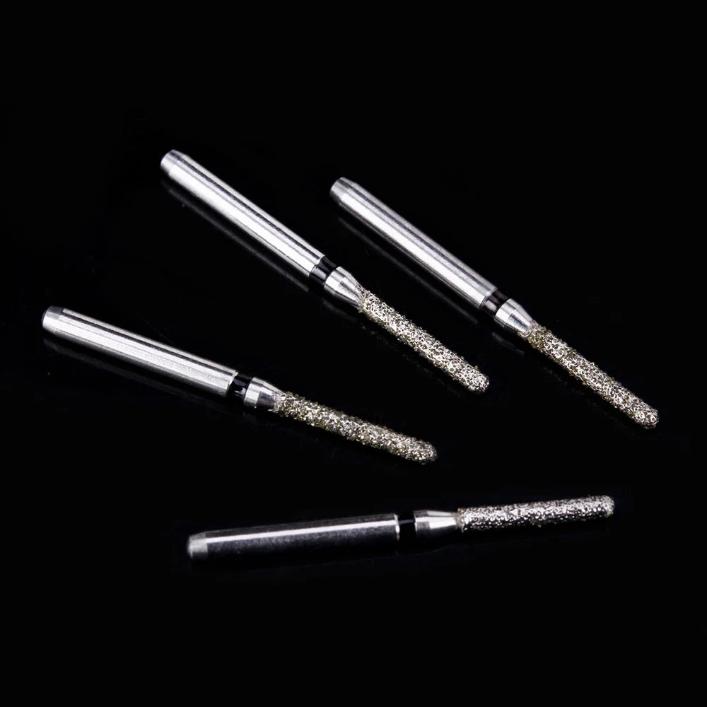 AZDENT 10pcs/Box Dental High Speed Diamond Burs Dentist Super Coarse Diamond Drills Dental Lab Polishing Tools Dia.1.6mm