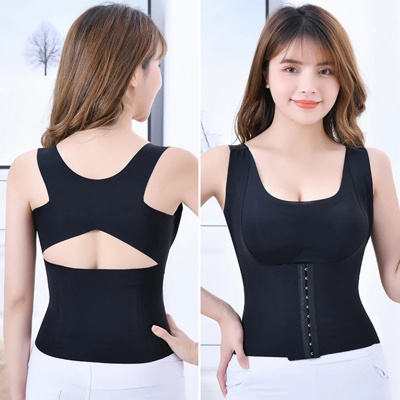 3-in-1 Women Shapewear Bra Dropshipping Reducing Girdle Posture Corrector Bras Seamless Underwear Slimming Body Fitness Vest