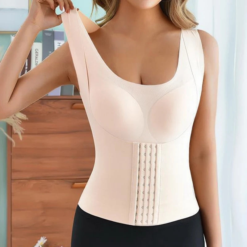 3-in-1 Women Shapewear Bra Dropshipping Reducing Girdle Posture Corrector Bras Seamless Underwear Slimming Body Fitness Vest