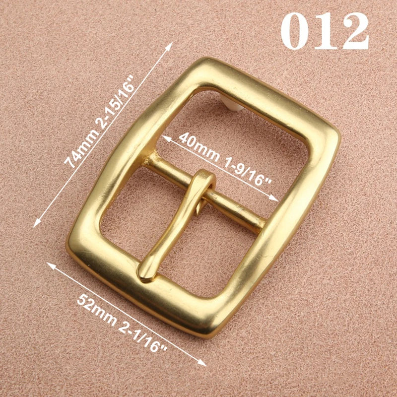 1pcs Solid  Brass 40mm Belt Buckle End Heel Bar Buckle Single Pin Heavy-duty for Leather Craft Strap Webbing Dog Collar Quality