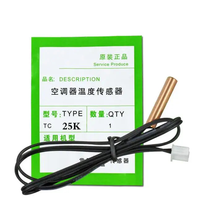 Air conditioning temperature sensor 5K 10K 15K 20K 25k 50K 100K  Air Conditioner Tube Sensor rubber head copper head