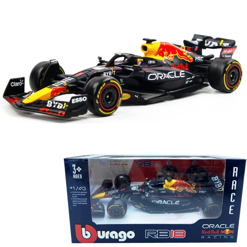 Bburago 1:43 Aston Martin AMR23 Mercedes W14 Red Bull RB19 Miami GP Ferrari SF23 Alpine A523 F1 Model Formula Car Static Racing