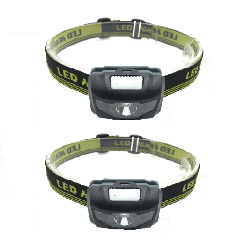 zk20 LED Headlight Head Bike Lamp Light Infrared Ray Mini Waterproof 600Lm 4 Modes R3+2 LED 3xAAA Headlamp With Headband