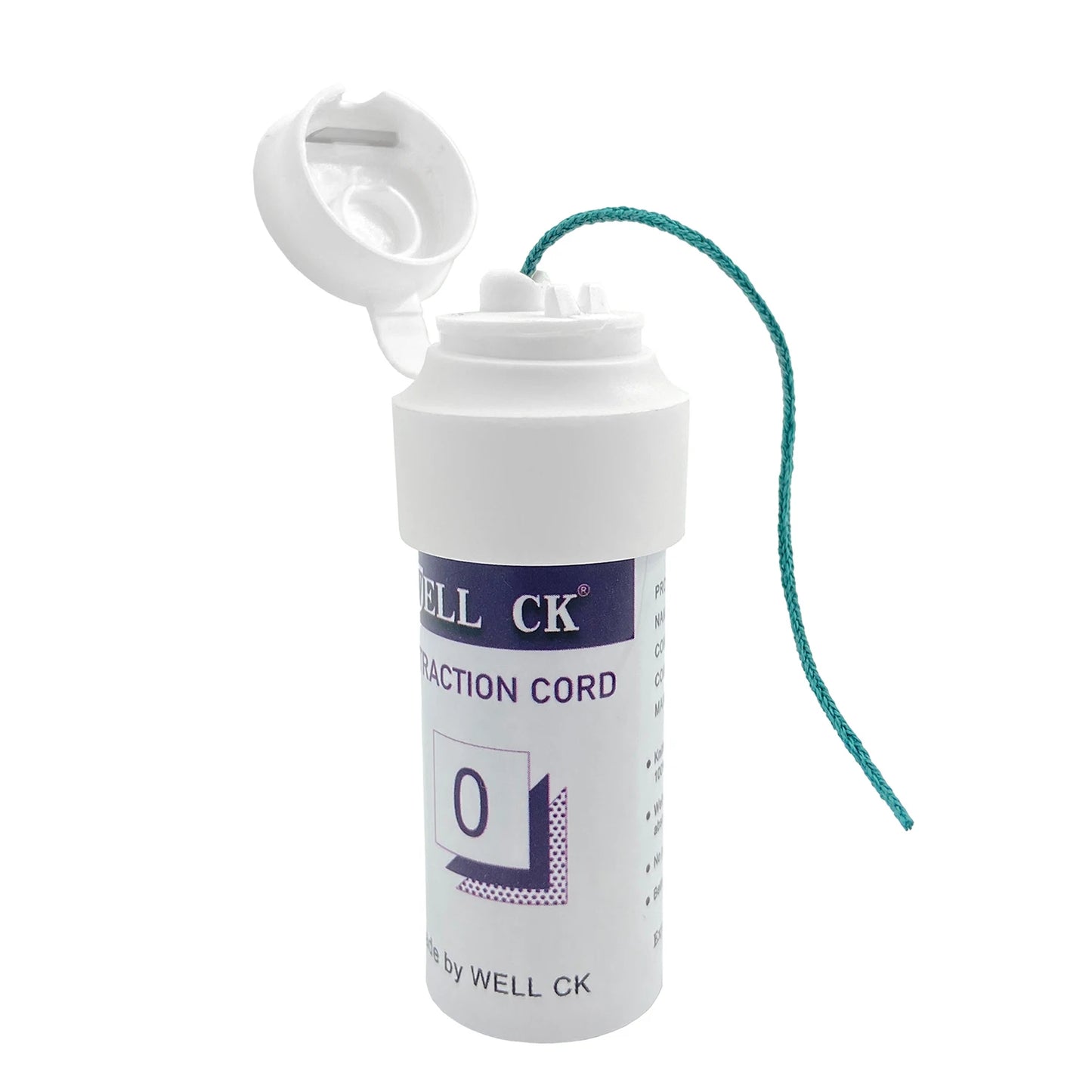 1 Bottle WELLCK Dental Thread Disposable Gingival Retraction Cord Knitted Cotton Gum Line Dentist Material 5 Sizes 0 00 000 1 2