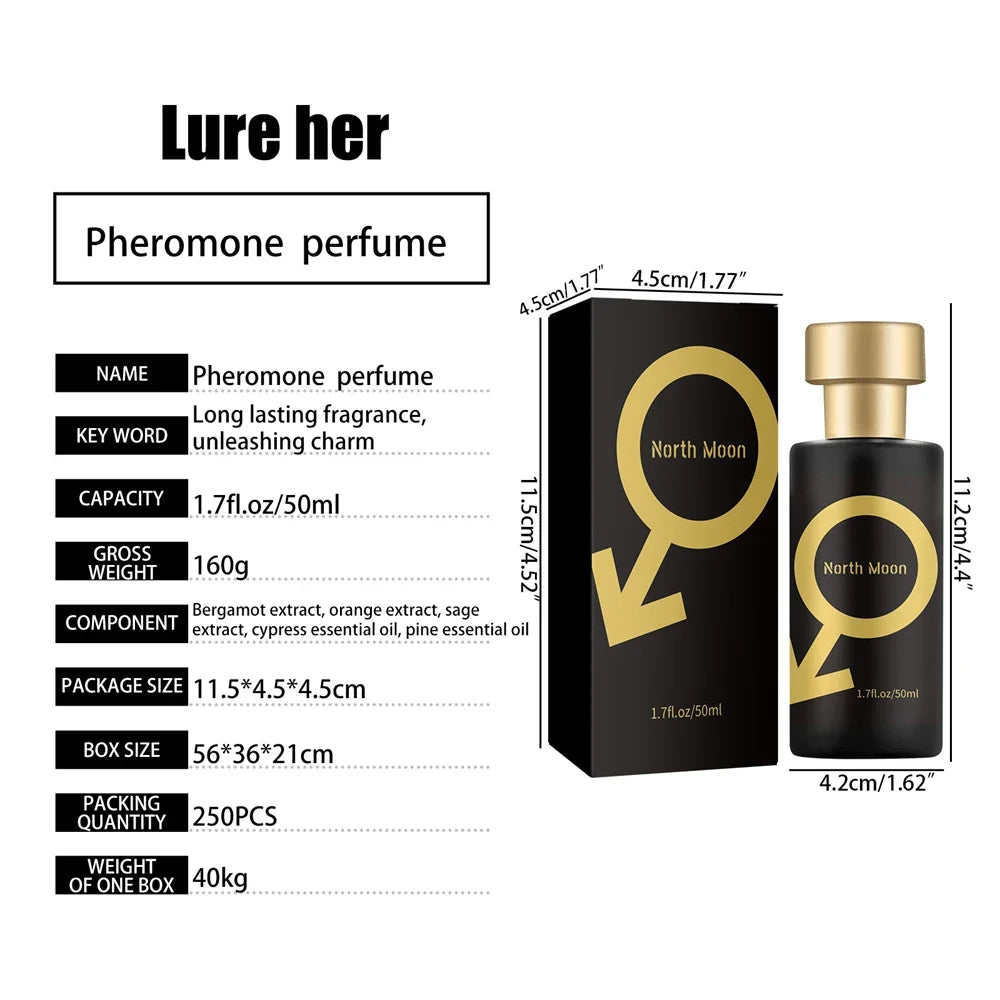 1pcs 50ml Pheromone Attractive for Men Attract Aphrodisiac Spray for Men's Fragrance Body Unisex Flirt Perfume