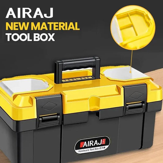 AIRAJ Multifunctional Plastic ABS Tool Storage Box Multiple Specifications with Handle Portable Tool Organizer Thickened