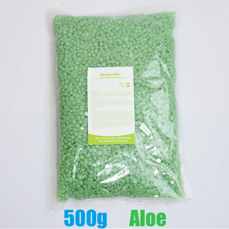 500g/200g/50g Hair Removal Wax Beans for Body Hair Removal Depilatory Wax Heater Removal Hot Film Depilatory Beans Beads