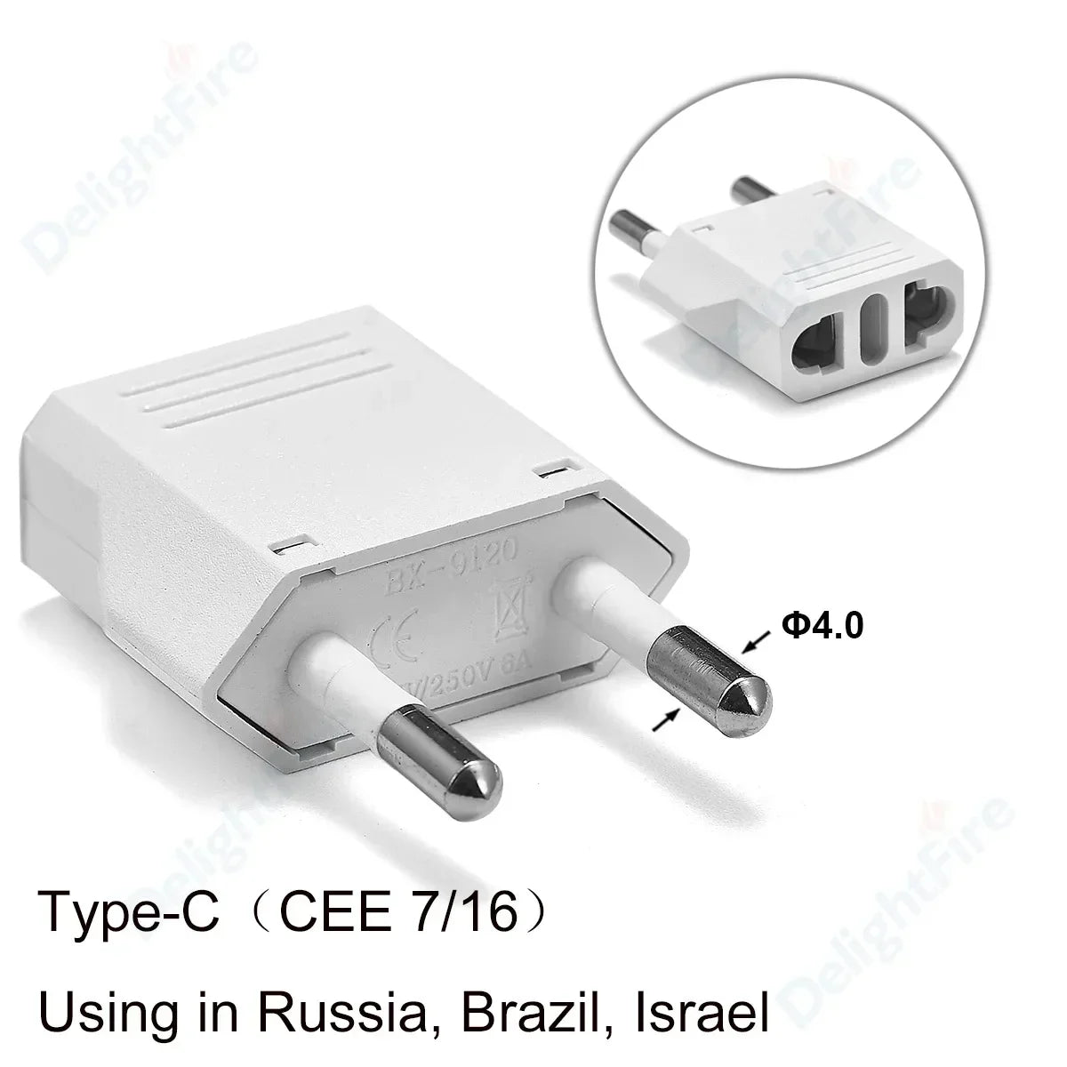 1pcs EU Adapter Travel Converter Adapter American China US To EU Plug Euro Plug electrical Adapter AC Electrical Socket Outlet