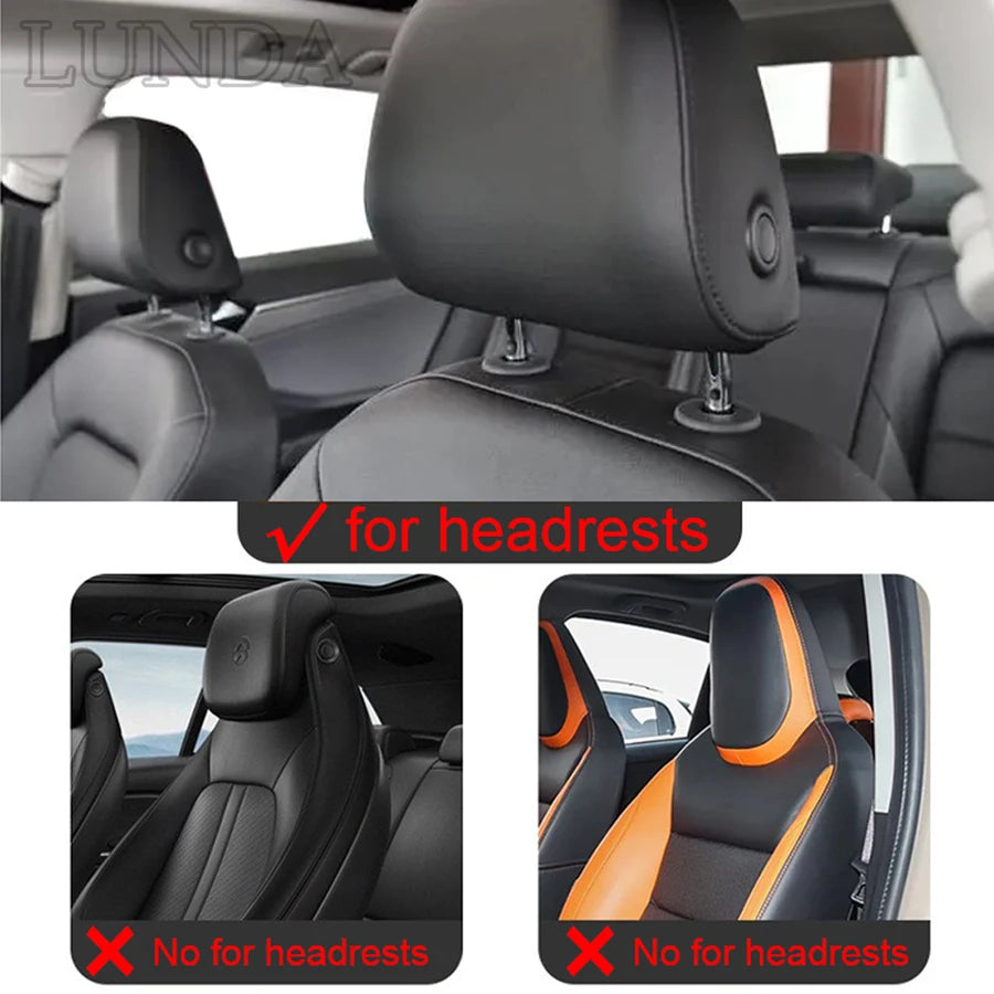 Car Neck Pillow Travel Comfort Car Waist Pillow Support Headrest For Hyundai Santa Fe Sonata Tucson Kona I30 IX25 IX35 Elantra