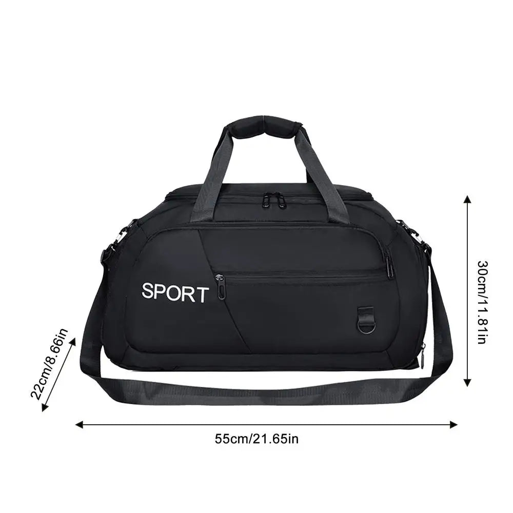 Carry On Weekender Bag Swimming Gym Bag Gym Duffle Bag For Men Waterproof Large-Capacity With Multiple Pockets For Outdoor