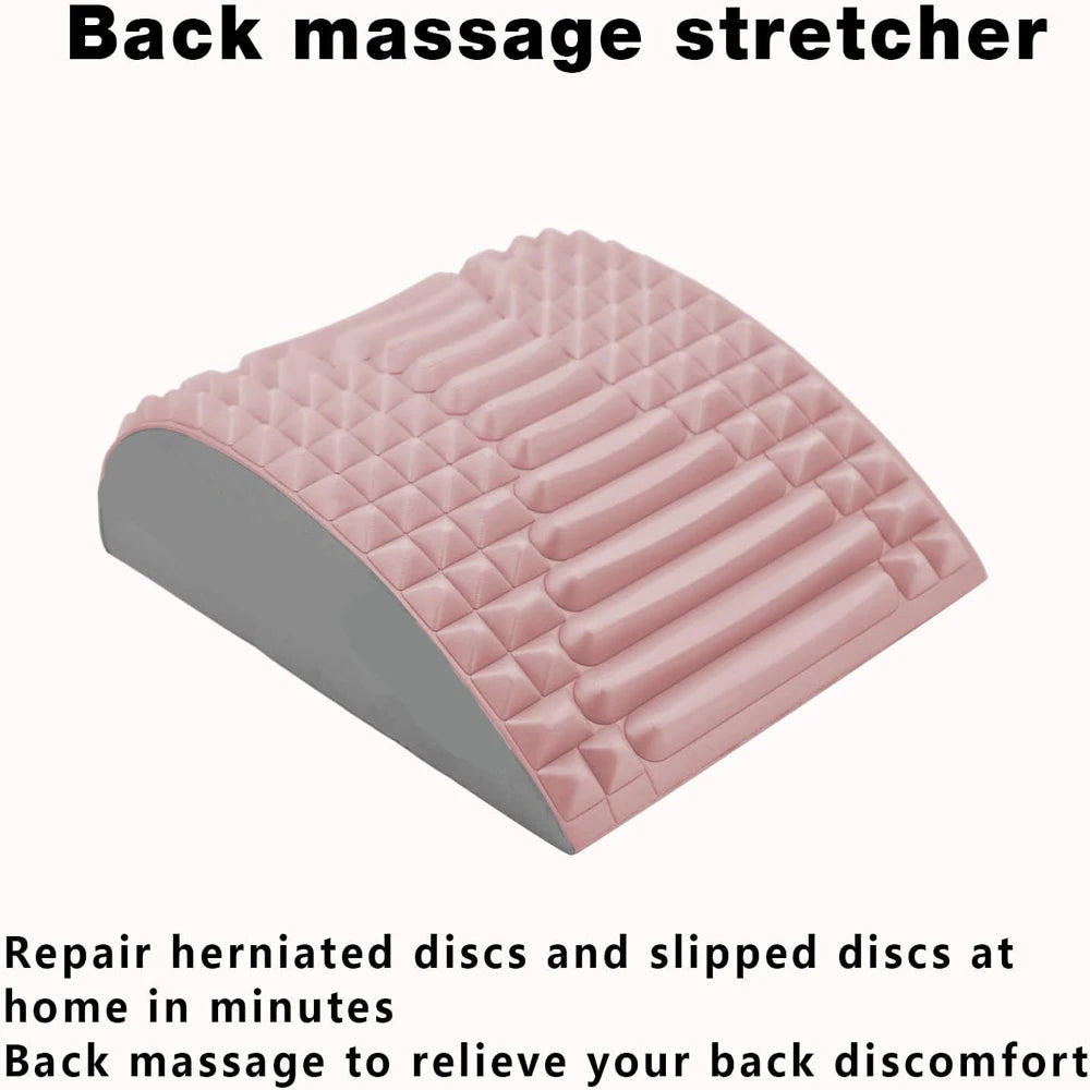 1Pcs Back and Neck Stretcher Refresh Sciatica Fatigue Relief Pillow Back Stretcher for Lower Back Fatigue Relief Device