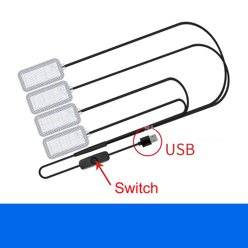 Car Foot Ambient Light RGB Led Lamp Usb For Chevrolet Avalanche 1500 Camaro Cruze Cobalt Wireless Remote APP Control Accessories