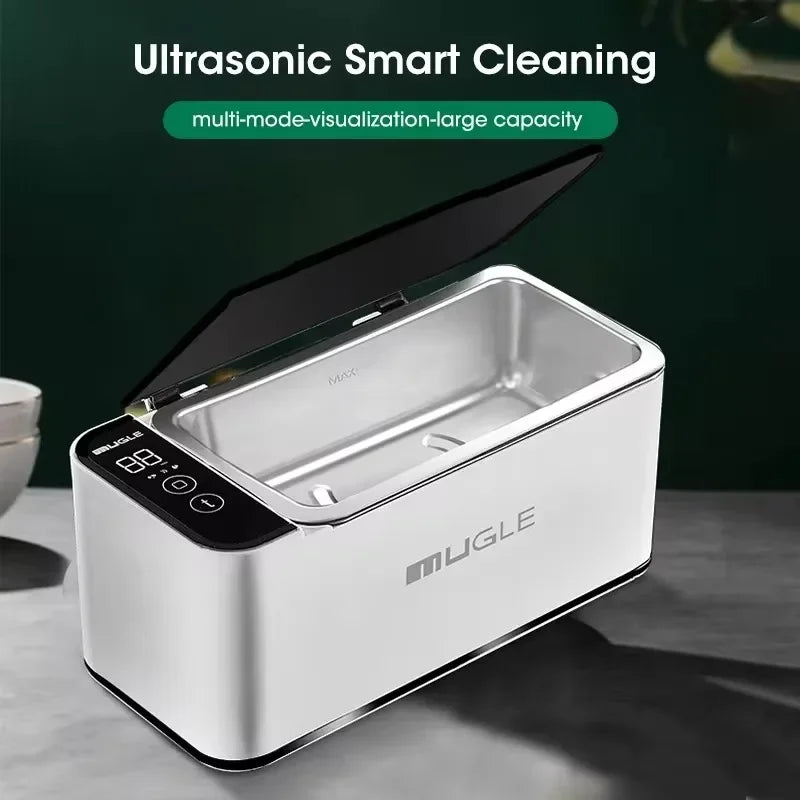 500ML Ultrasonic Cleaner Household Ultrasonic High Frequency Cleaner Portable Jewelry Glasses Makeup Washer Cleaning Machine