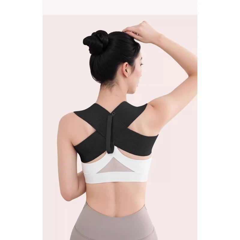 Adjustable Posture Corrector For Back Fitness, Suitable For Both Men And Women To Shape, Pull Up And Assist With Shoulder Straps