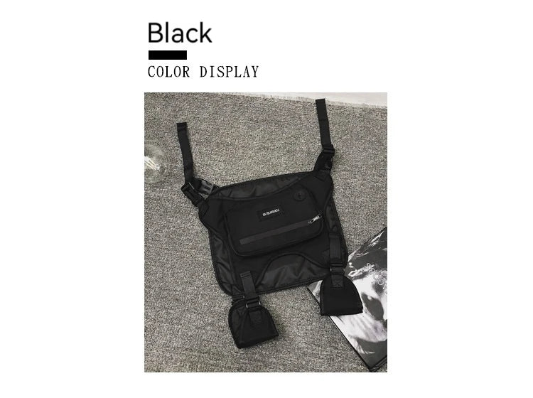 Chest Bag Street Fashion Tactical Package Multifunctional Handsome Fashion Vest Lovers Bag Sports Bag